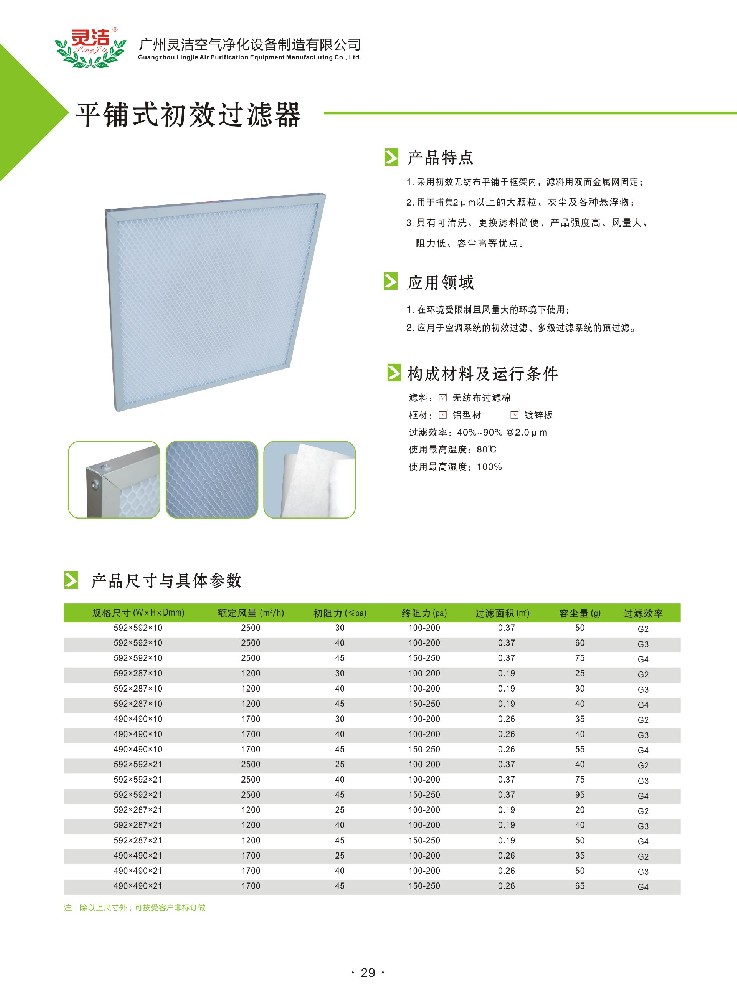 什么是板式初效過(guò)濾器？